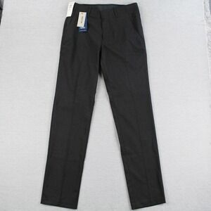 Kenneth Cole Reaction Performance Dress Pants Mens Size 30x32 Black Charcoal